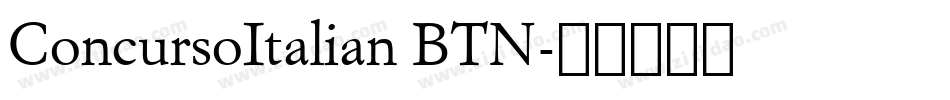 ConcursoItalian BTN字体转换